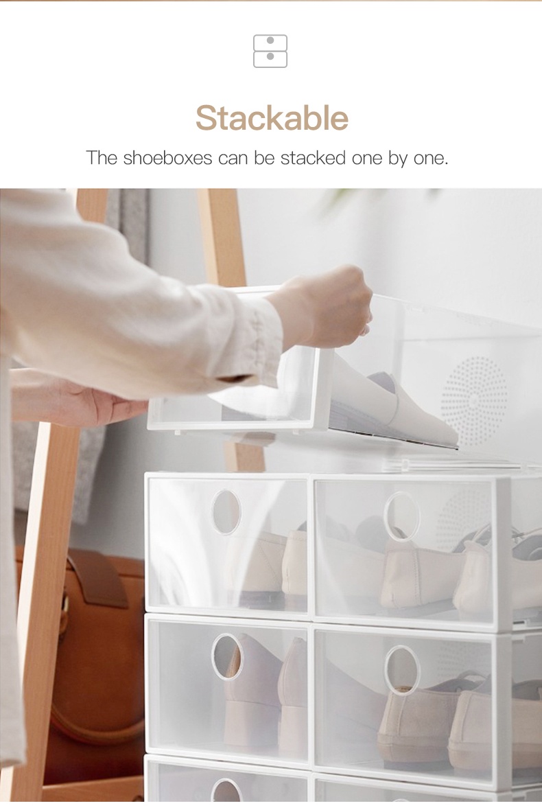 Transparent Shoes Storage Box-2